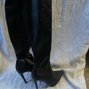 Thigh high heel boots